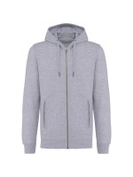 Sweatshirt com fecho e capuz unissexo  - K4008