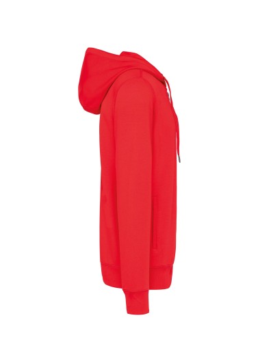 Sweatshirt com fecho e capuz unissexo  - K4008