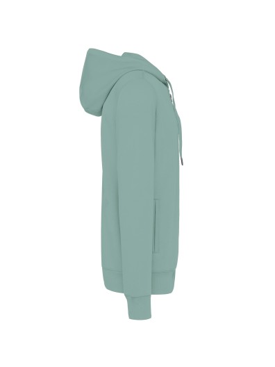 Sweatshirt com fecho e capuz unissexo - K4008 Sweatshirt com fecho e capuz unissexo - K4008