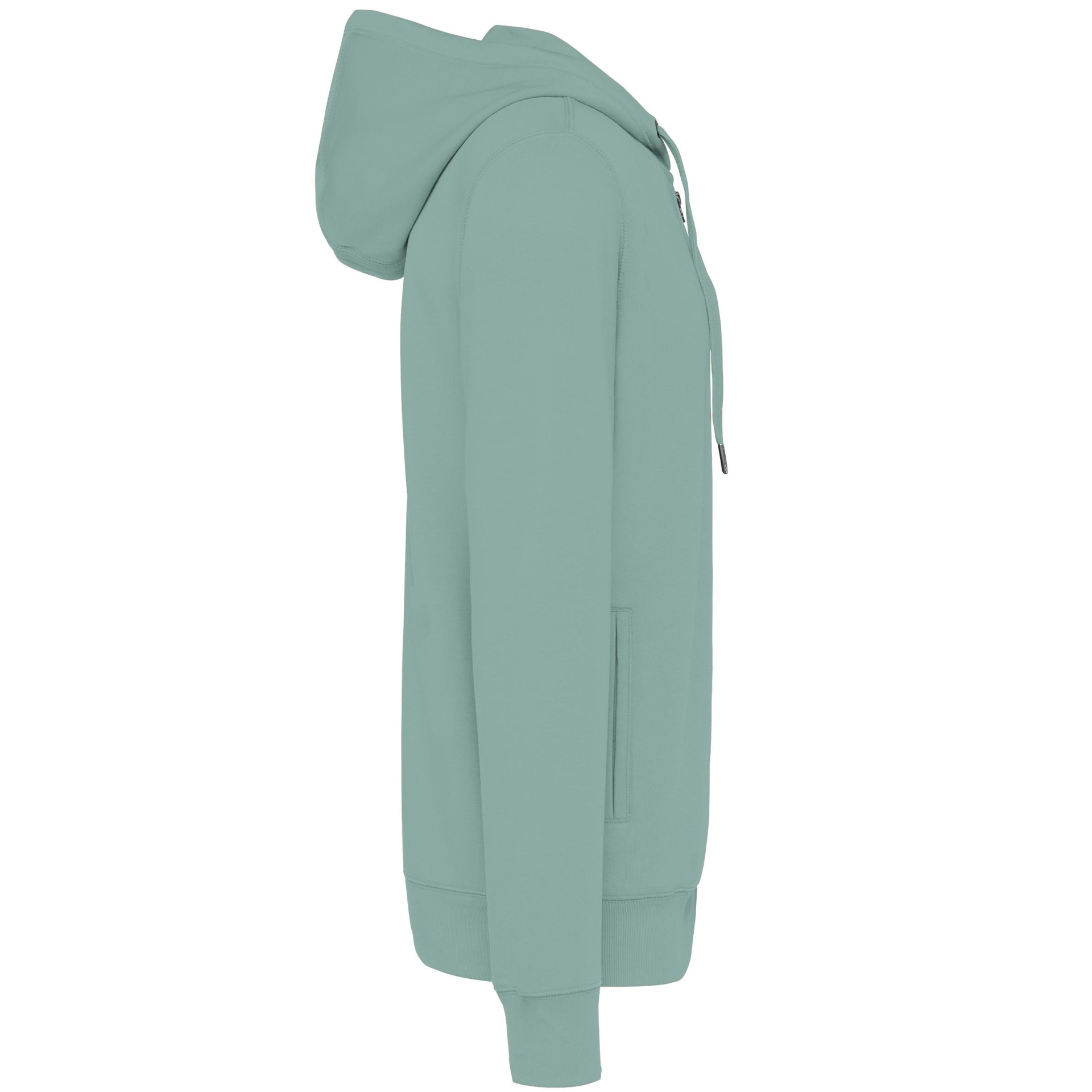 Sweatshirt com fecho e capuz unissexo - K4008