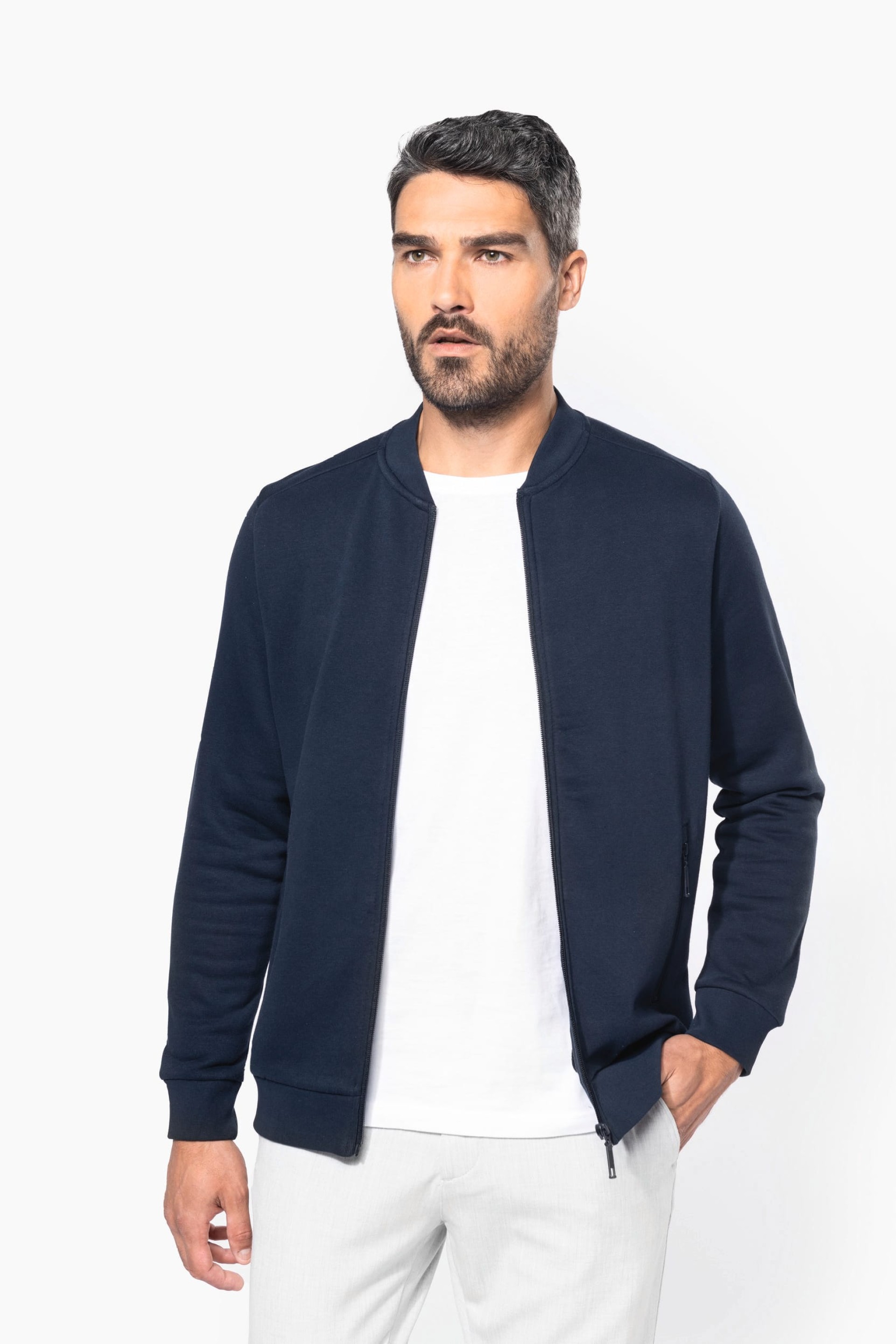 Casaco cardado com fecho - K4002