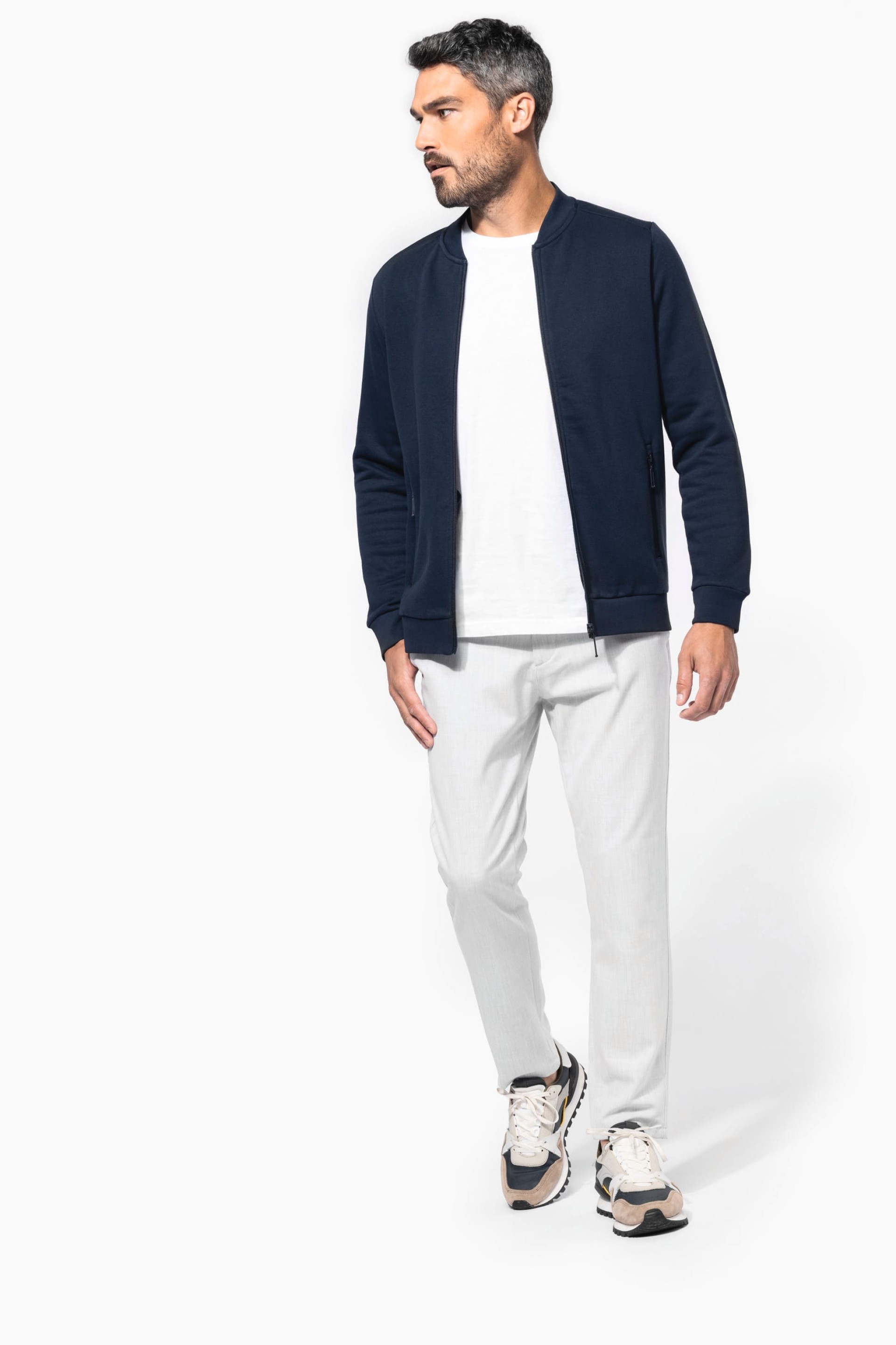 Casaco cardado com fecho - K4002