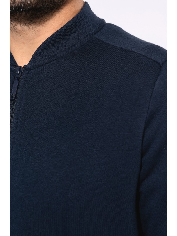 Casaco cardado com fecho - K4002