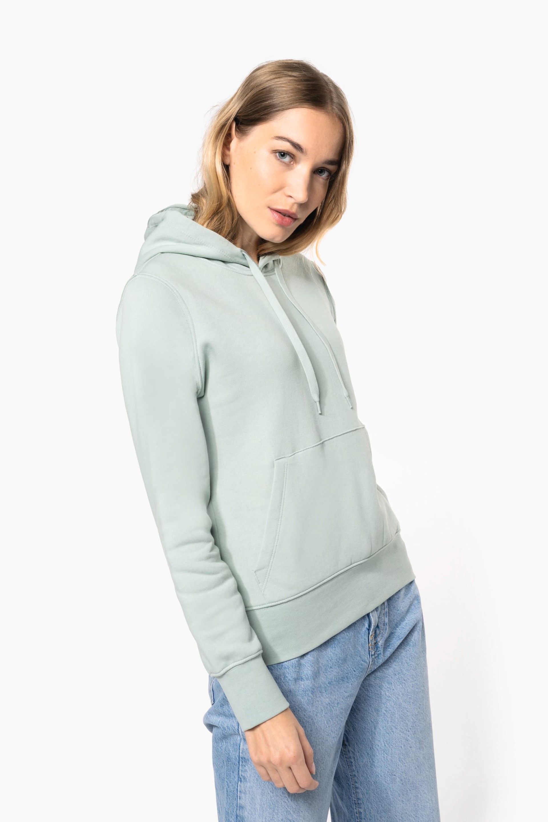 Sweatshirt eco-responsável com capuz - K4028C