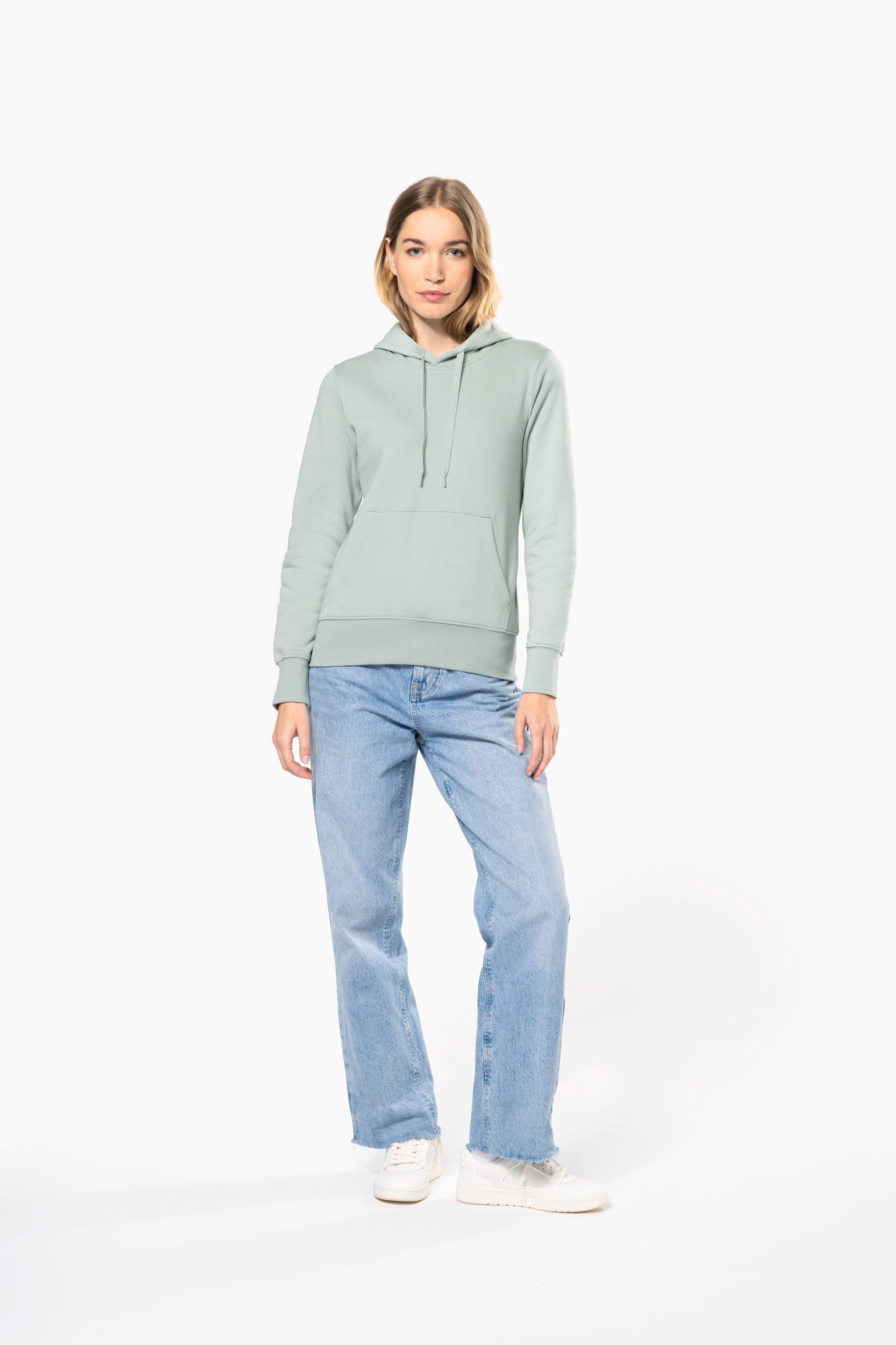 Sweatshirt eco-responsável com capuz - K4028C