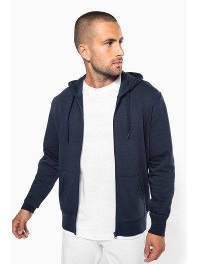 Sweatshirt com Capuz e Fecho Homem - K4030