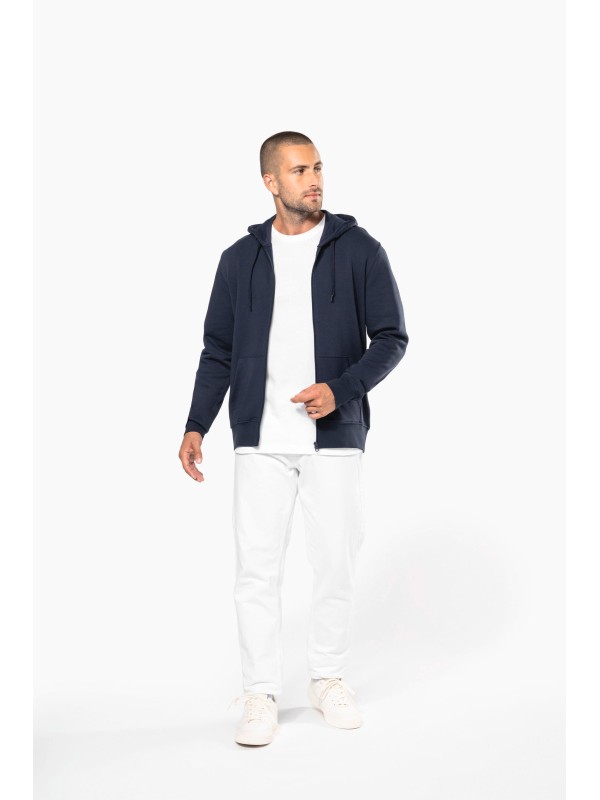 Sweatshirt com Capuz e Fecho Homem - K4030