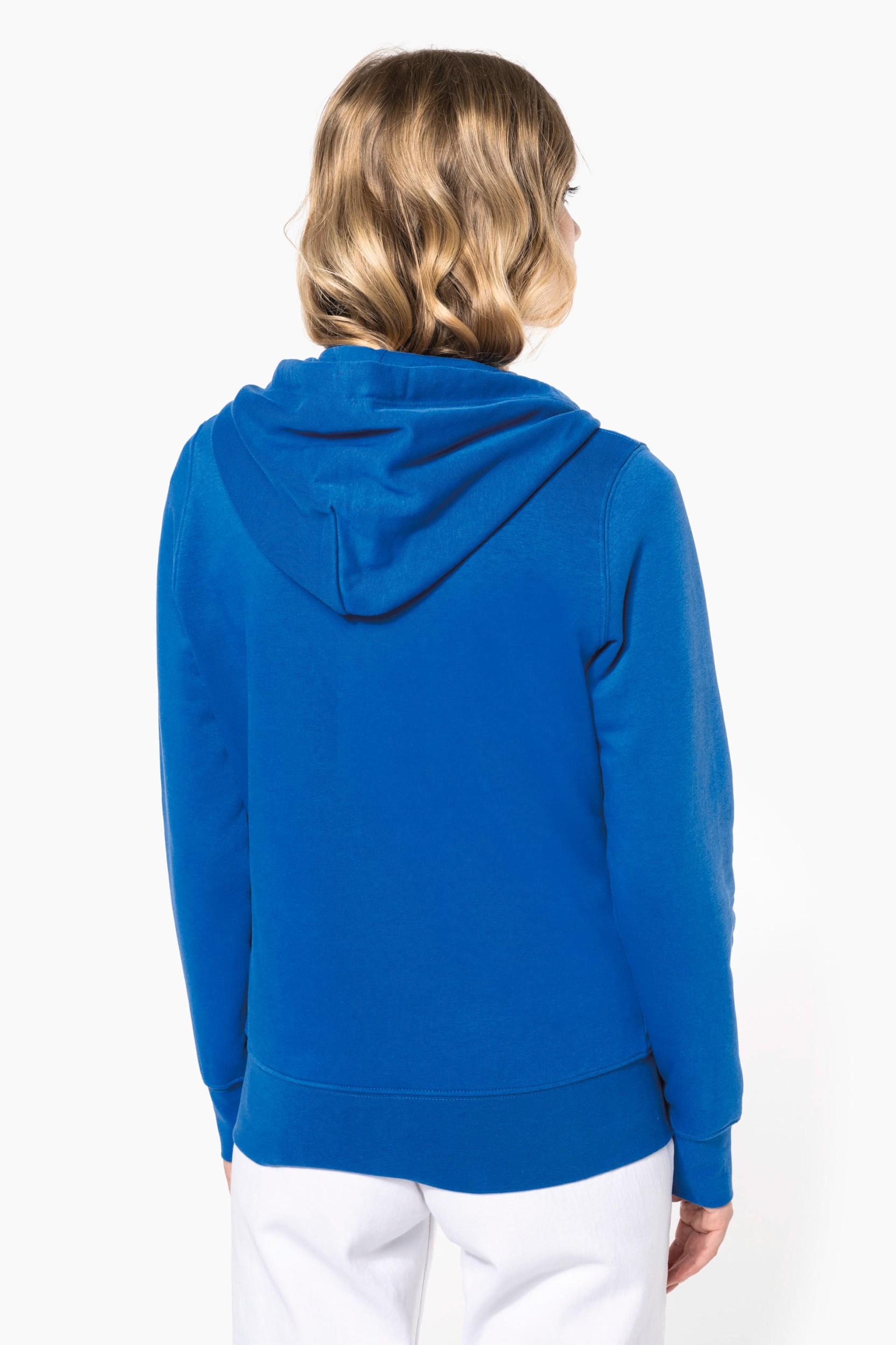 Sweatshirt eco-responsável com capuz e fecho - K4031