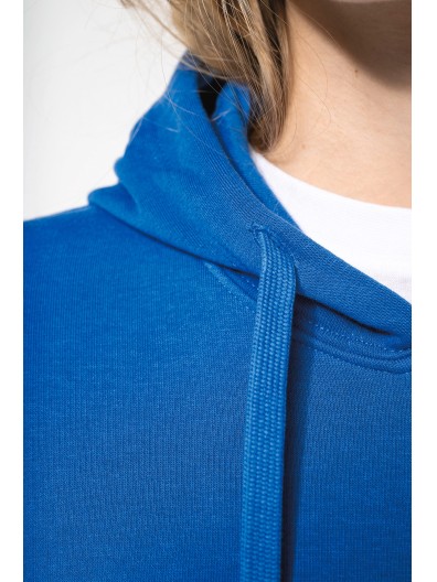 Sweatshirt eco-respons�vel com capuz e fecho - K4031