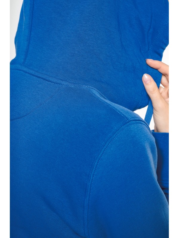 Sweatshirt eco-respons�vel com capuz e fecho - K4031