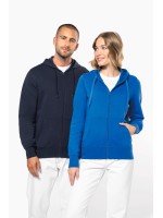 Sweatshirt eco-responsvel com capuz e fecho - K4031