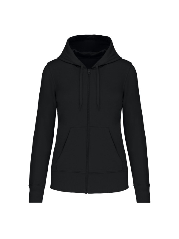 Sweatshirt eco-responsvel com capuz e fecho - K4031C