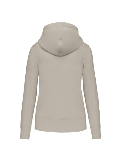 Sweatshirt eco-responsável com capuz e fecho - K4031C Sweatshirt eco-responsável com capuz e fecho - K4031C