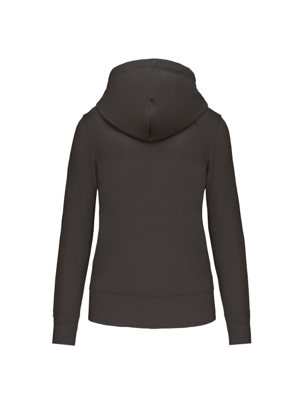 Sweatshirt eco-responsável com capuz e fecho - K4031C