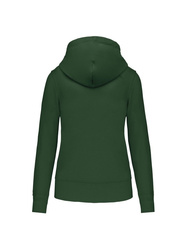 Sweatshirt eco-responsável com capuz e fecho - K4031C
