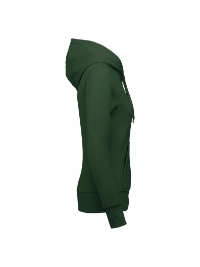 Sweatshirt eco-respons�vel com capuz e fecho - K4031C
