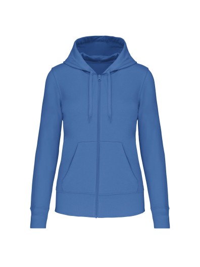 Sweatshirt eco-responsvel com capuz e fecho - K4031C