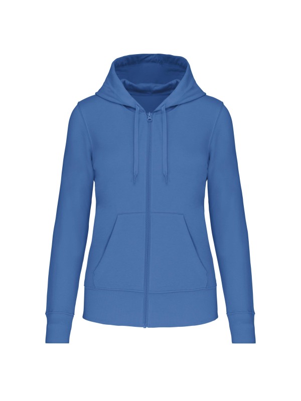 Sweatshirt eco-responsvel com capuz e fecho - K4031C