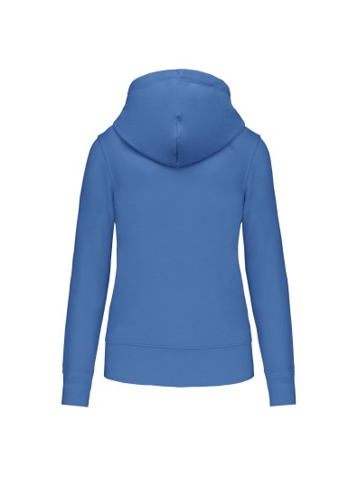 Sweatshirt eco-respons�vel com capuz e fecho - K4031C