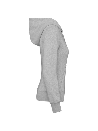 Sweatshirt eco-respons�vel com capuz e fecho - K4031C
