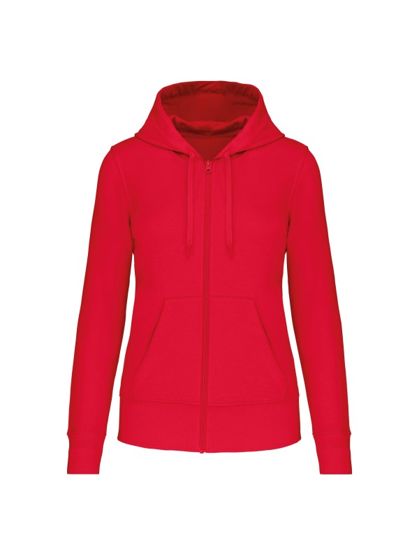 Sweatshirt eco-responsvel com capuz e fecho - K4031C