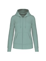 Sweatshirt eco-responsvel com capuz e fecho - K4031C