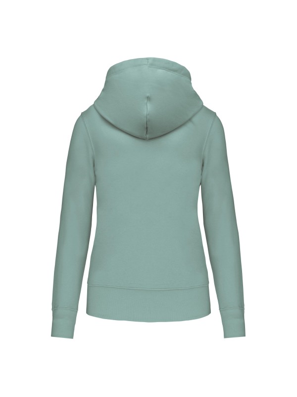 Sweatshirt eco-responsável com capuz e fecho - K4031C