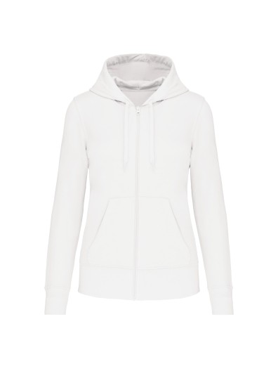 Sweatshirt eco-responsvel com capuz e fecho - K4031
