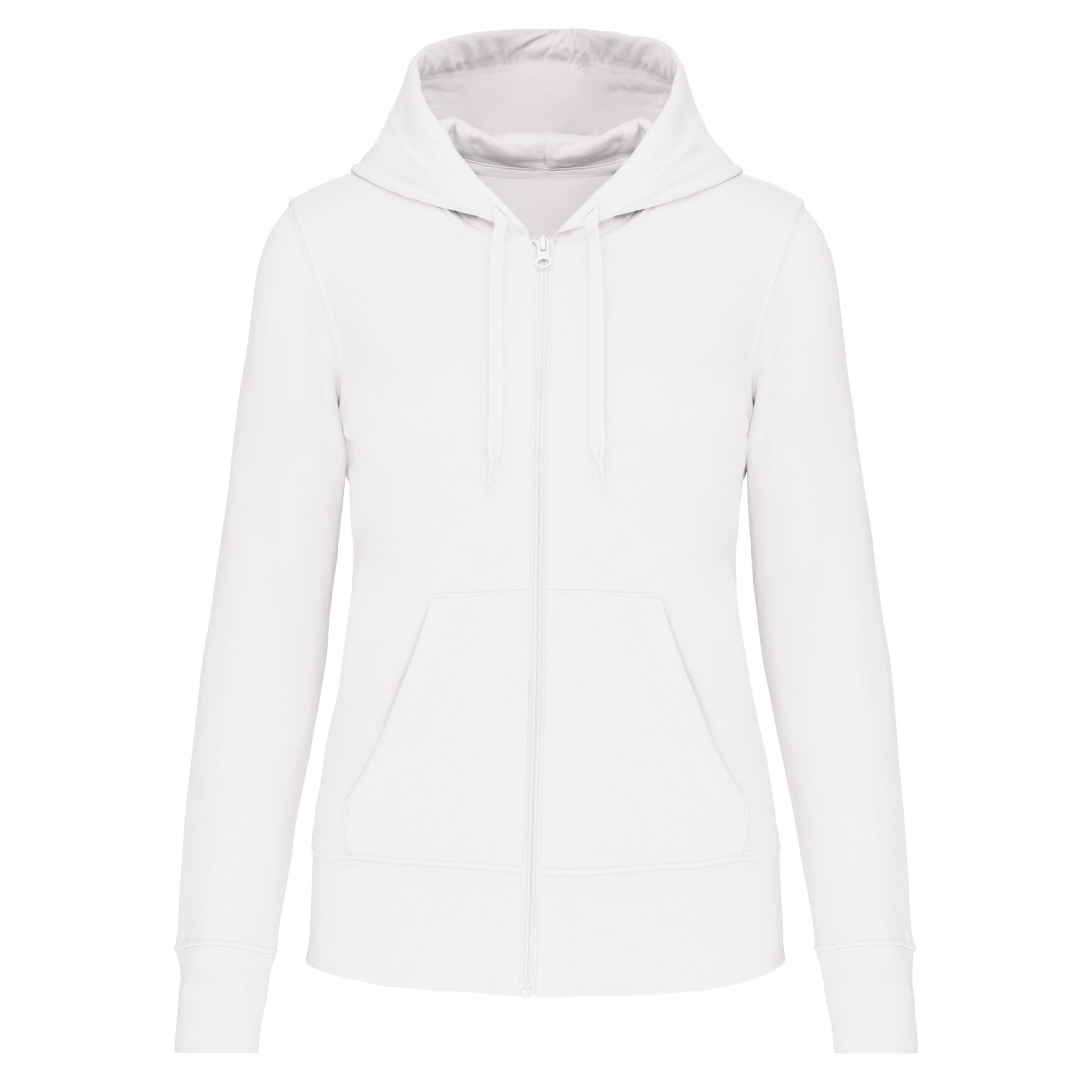 Sweatshirt eco-responsável com capuz e fecho - K4031