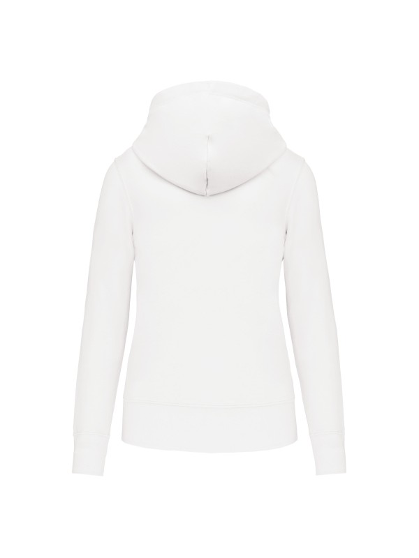 Sweatshirt eco-respons�vel com capuz e fecho - K4031