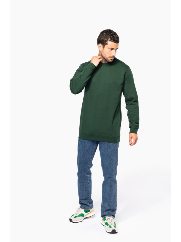 Sweatshirt decote redondo reciclada unissexo - K4040C