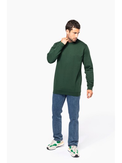 Sweatshirt decote redondo reciclada unissexo - K4040C