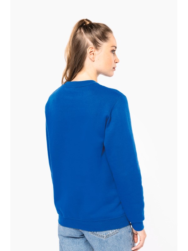 Sweatshirt decote redondo reciclada unissexo - K4040C