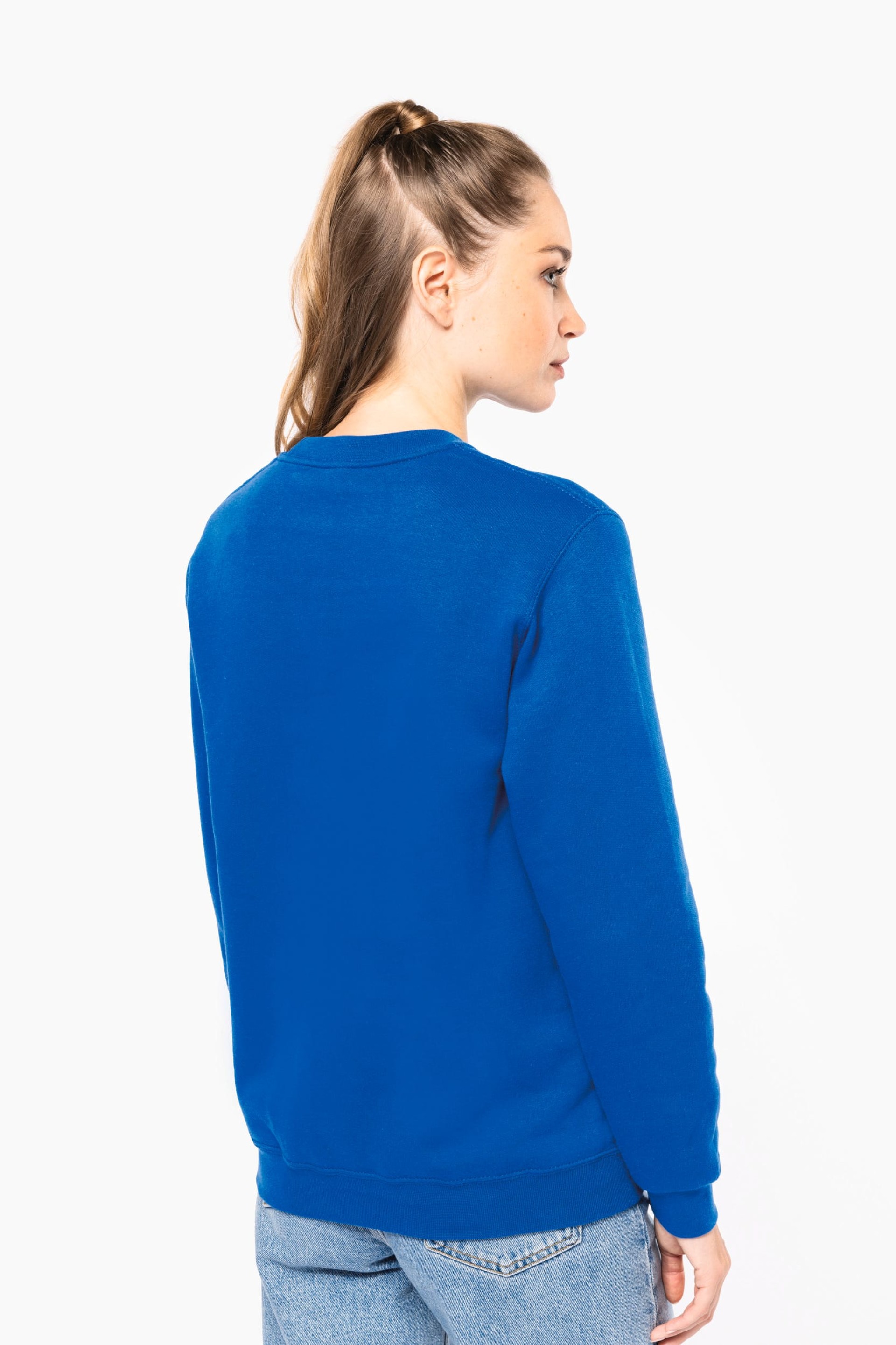 Sweatshirt decote redondo reciclada unissexo - K4040C