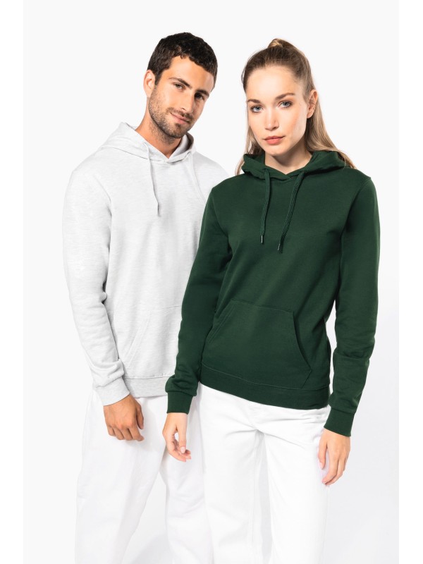 Sweatshirt reciclada com capuz unissexo - K4041
