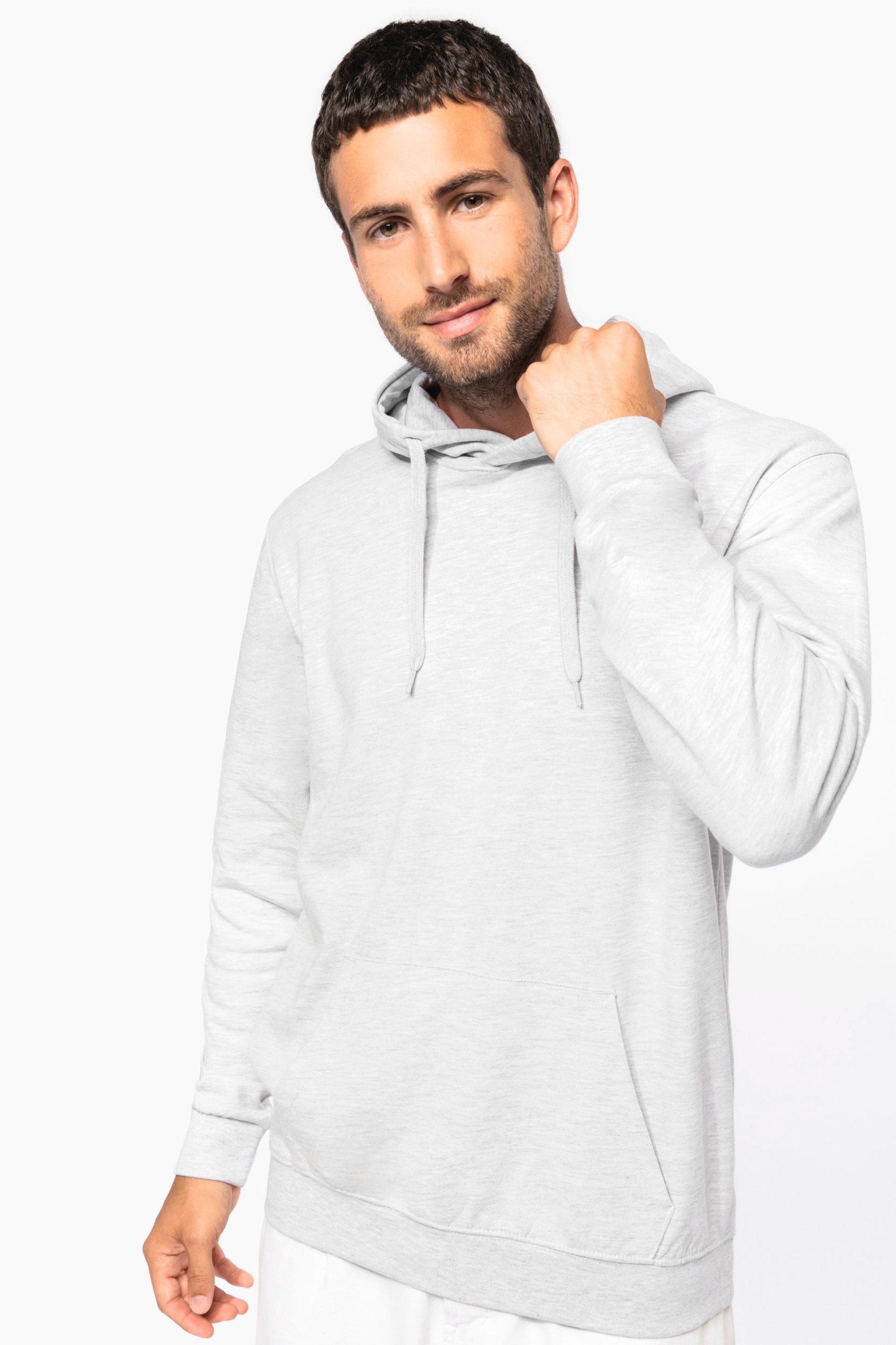 Sweatshirt reciclada com capuz unissexo - K4041
