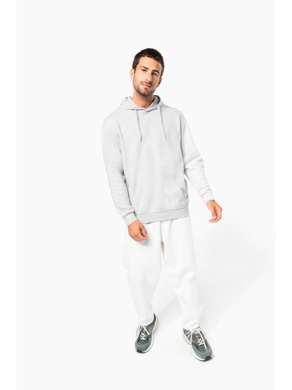 Sweatshirt reciclada com capuz unissexo - K4041