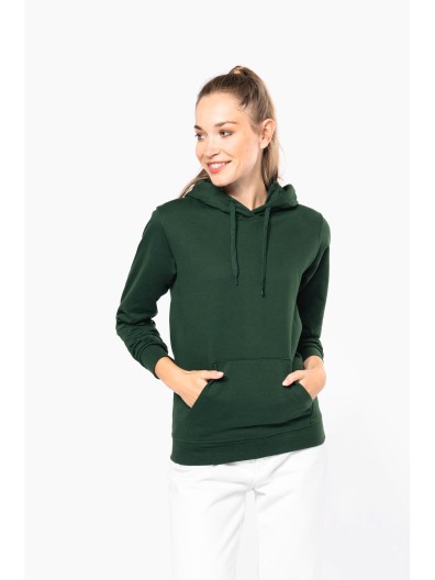 Sweatshirt reciclada com capuz unissexo - K4041