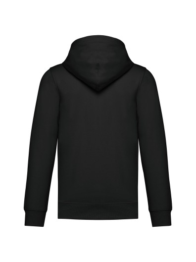 Sweatshirt reciclada com fecho e capuz unissexo - K4042