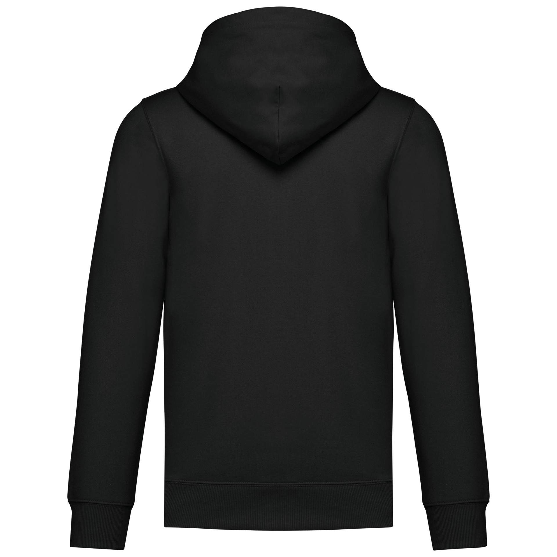 Sweatshirt reciclada com fecho e capuz unissexo - K4042