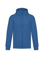 Sweatshirt reciclada com fecho e capuz unissexo - K4042