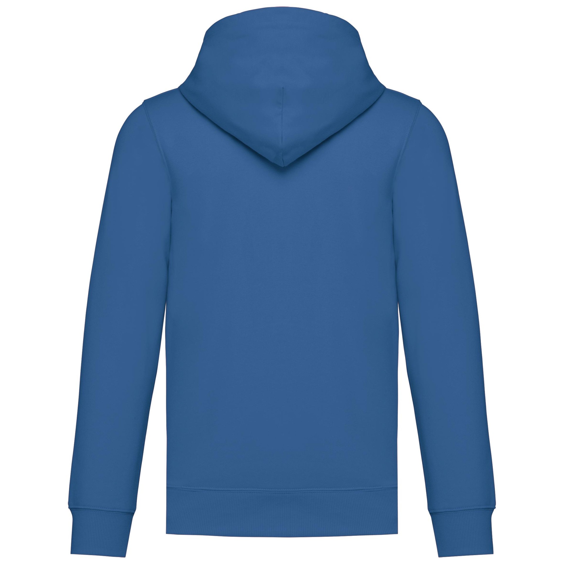 Sweatshirt reciclada com fecho e capuz unissexo - K4042
