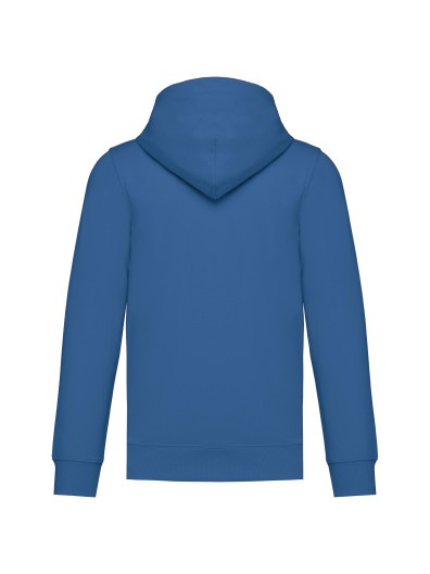 Sweatshirt reciclada com fecho e capuz unissexo - K4042