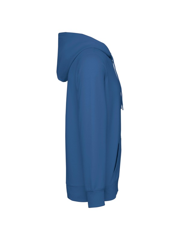 Sweatshirt reciclada com fecho e capuz unissexo - K4042