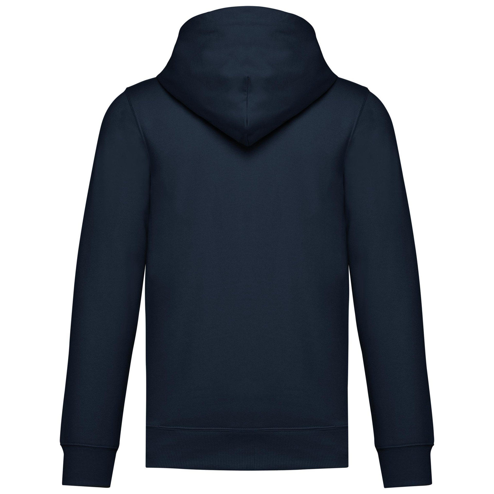 Sweatshirt reciclada com fecho e capuz unissexo - K4042