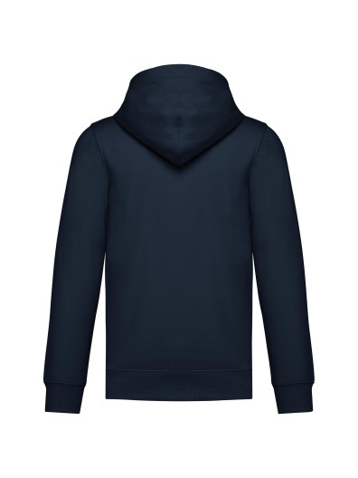 Sweatshirt reciclada com fecho e capuz unissexo - K4042