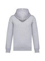 Sweatshirt reciclada com fecho e capuz unissexo - K4042A