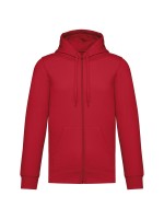 Sweatshirt reciclada com fecho e capuz unissexo - K4042