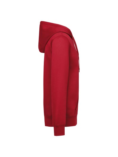 Sweatshirt reciclada com fecho e capuz unissexo - K4042 Sweatshirt reciclada com fecho e capuz unissexo - K4042