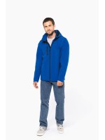 Bluso softshell 3 camadas com capuz e mangas amovveis unissexo - K422